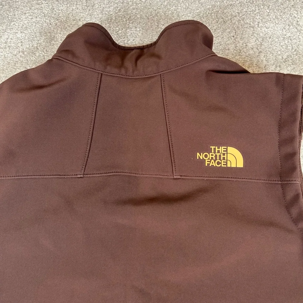 The North Face Apex Bionic Vest Mens Medium Brown WindWall Softshell NF0A2TBC